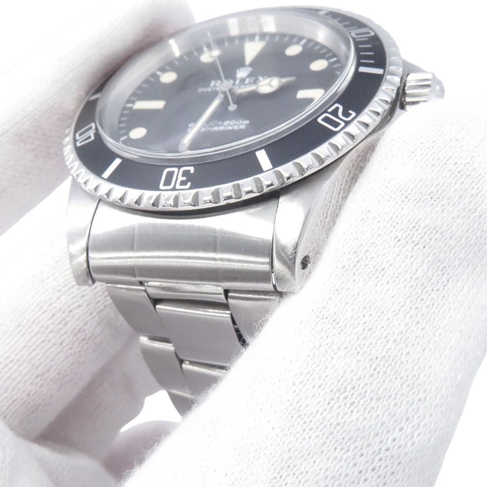 Rolex Submarine Nanon Date Watch Black Dial — view 6