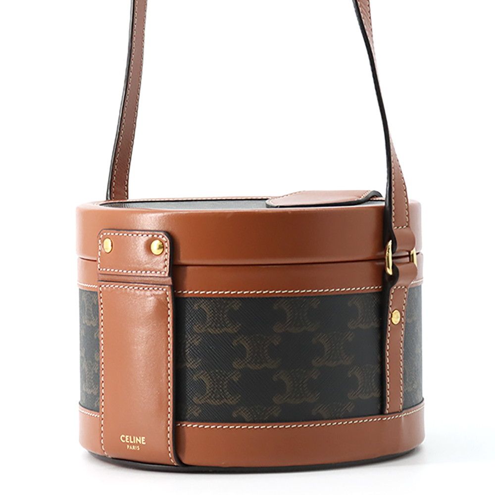 Celine Shoulder Bag Triomphe Tumble Leather — view 2