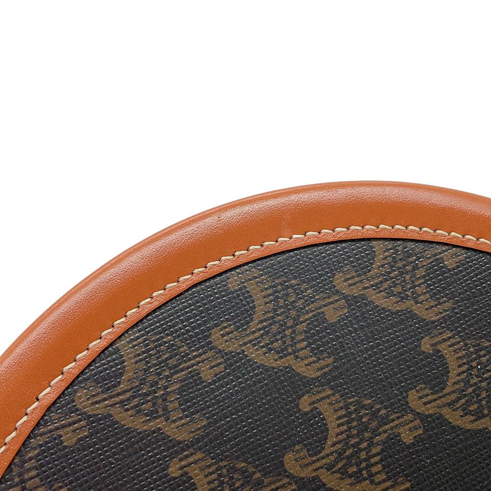 Celine Shoulder Bag Triomphe Tumble Leather — view 8