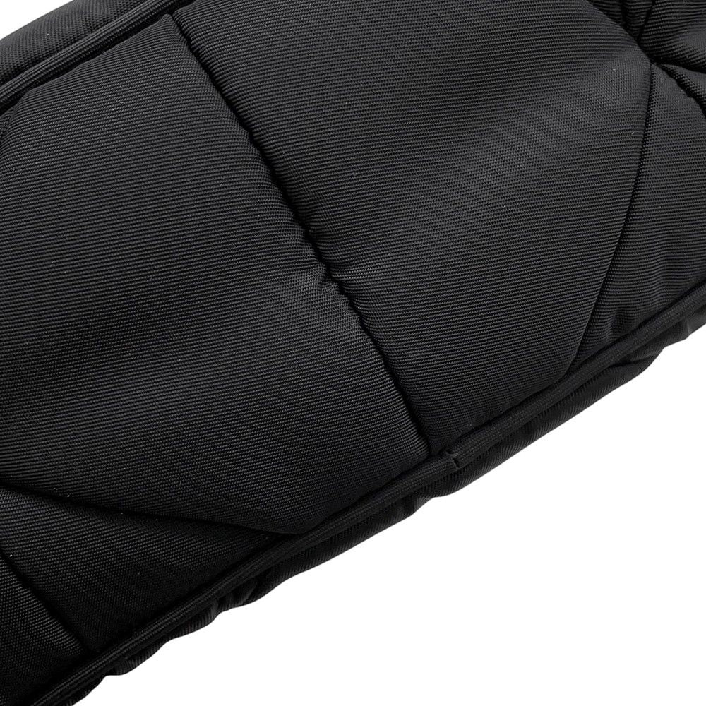 Prada Shoulder Bag Padded Nylon Quilted Black — view 6