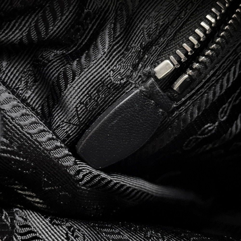 Prada Shoulder Bag Padded Nylon Quilted Black — view 9