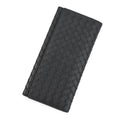 Bottega Veneta Wallet Intrecciato Leather Black