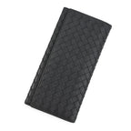 Bottega Veneta Wallet Intrecciato Leather Black