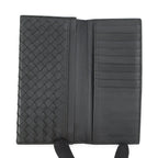 Bottega Veneta Wallet Intrecciato Leather Black — view 4