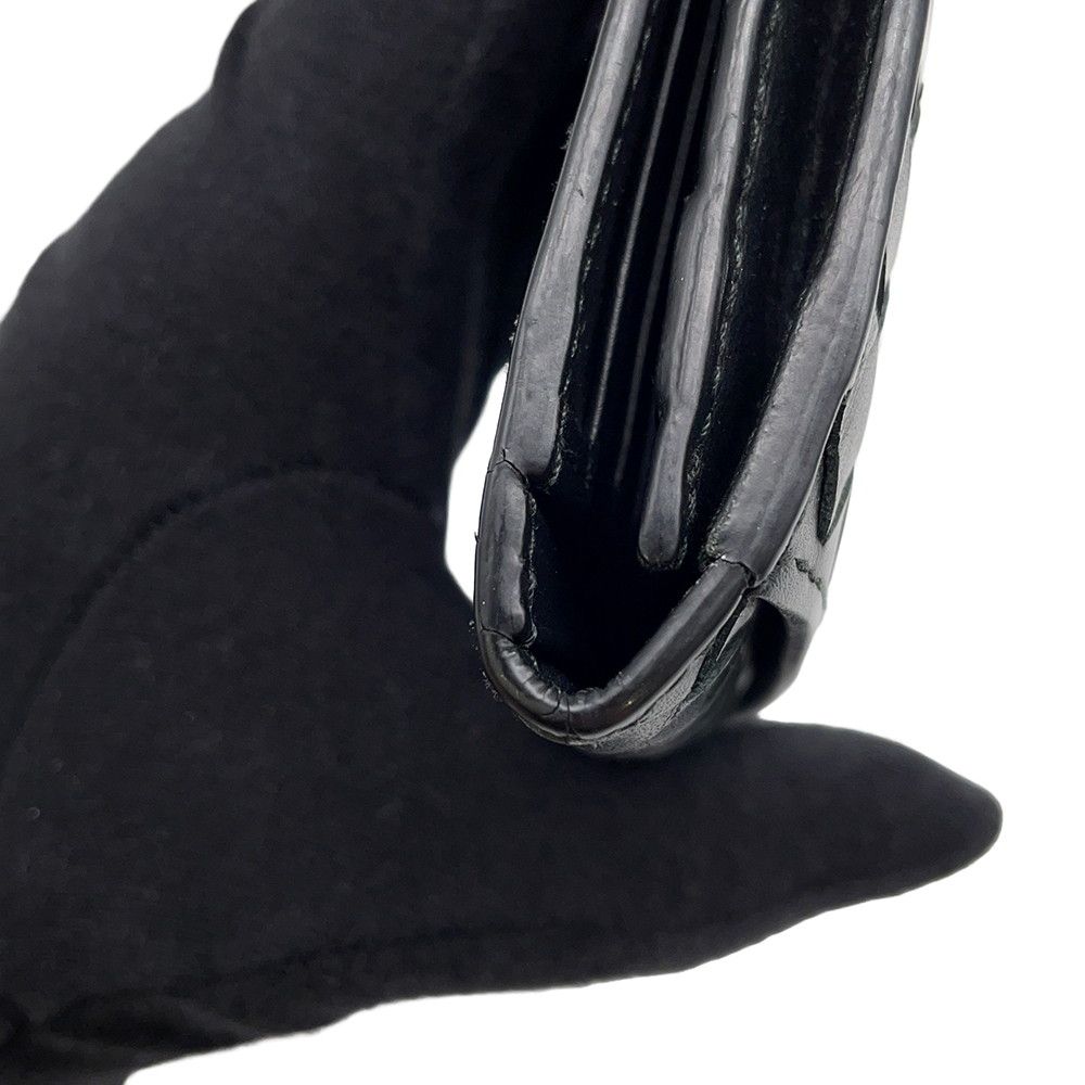 Bottega Veneta Wallet Intrecciato Leather Black — view 6