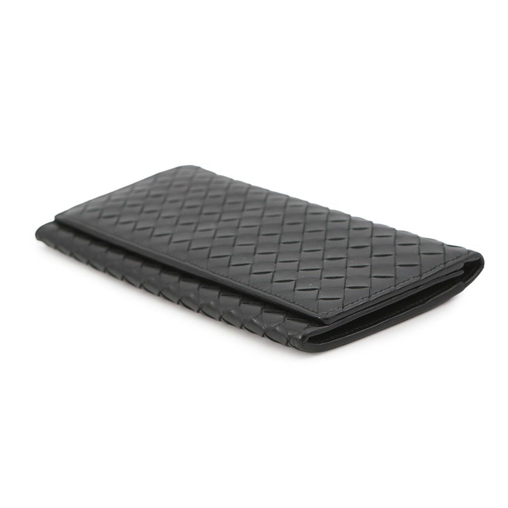 Bottega Veneta Wallet Intrecciato Leather Black — view 2