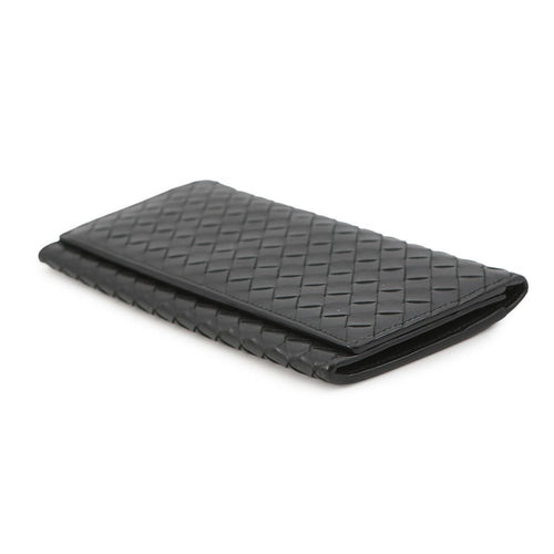 Bottega Veneta Wallet Intrecciato Leather Black — view 2