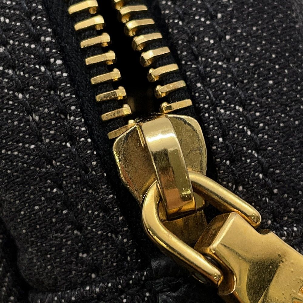 Prada Pouch Triangle Logo Denim Case — view 9