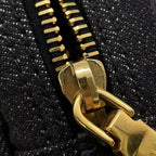 Prada Pouch Triangle Logo Denim Case — view 9