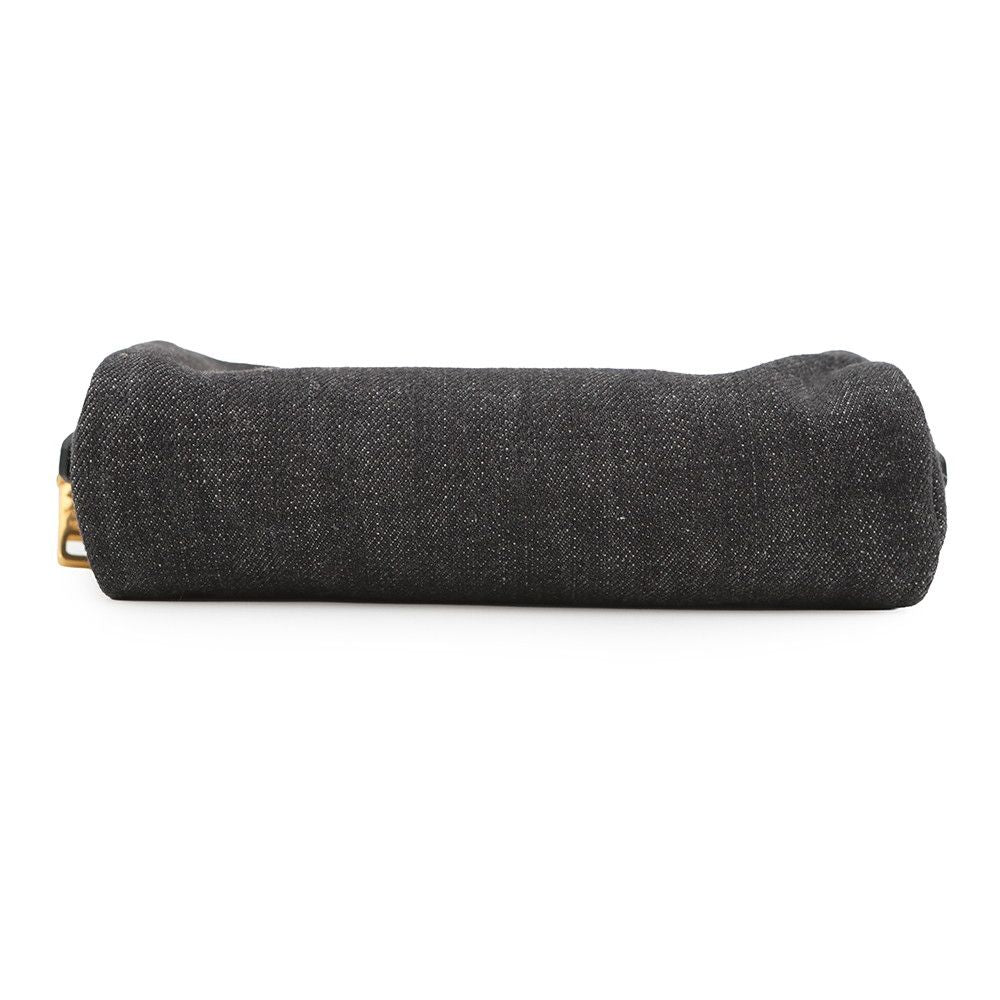 Prada Pouch Triangle Logo Denim Case — view 3