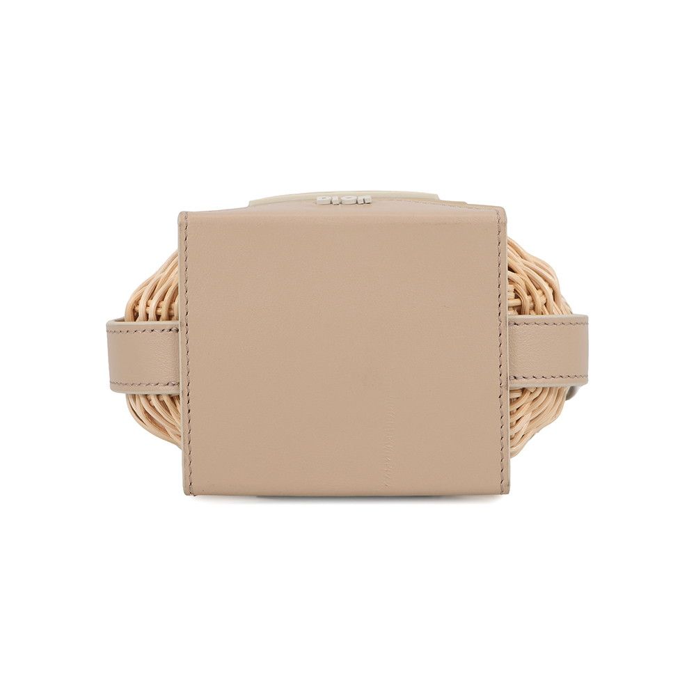Dior Handbag Sahara Basket Bag Rattan Rubber 2-Way — view 3