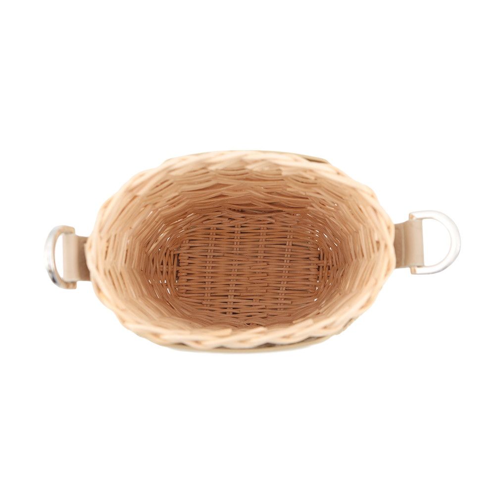 Dior Handbag Sahara Basket Bag Rattan Rubber 2-Way — view 6