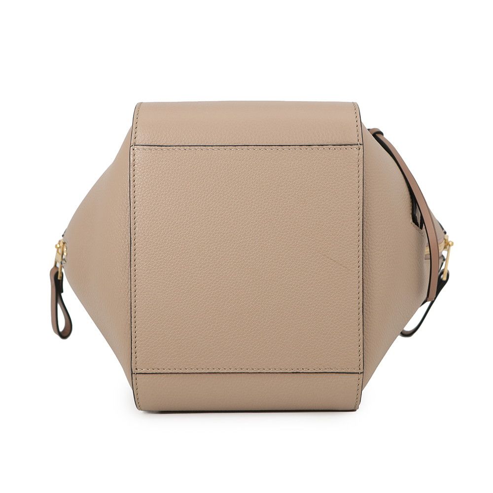 Loewe Handbag Hammock Bag Compact Soft Gray Necklace Leather 2-Way Beige — view 3
