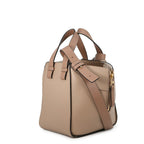 Loewe Handbag Hammock Bag Compact Soft Gray Necklace Leather 2-Way Beige — view 2