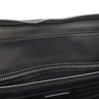 Prada Briefcase Saffiano Triangle Logo 2-Way Shoulder Black — view 9