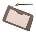 Loewe Coin Case Card Holder Soft Gray Calf Leather