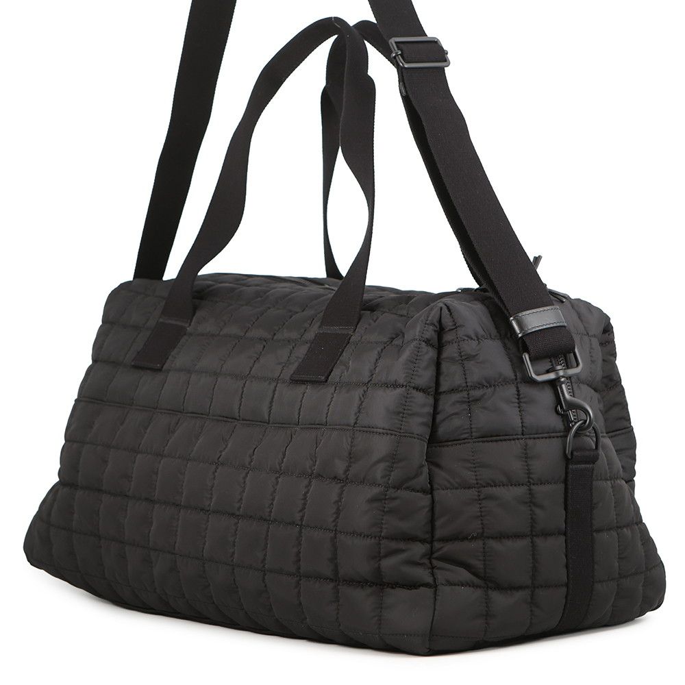 Saint Laurent Boston Bag Nux Duffle Quilted Nylon Paris 2-Way Black — view 2