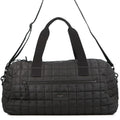 Saint Laurent Boston Bag Nux Duffle Quilted Nylon Paris 2-Way Black