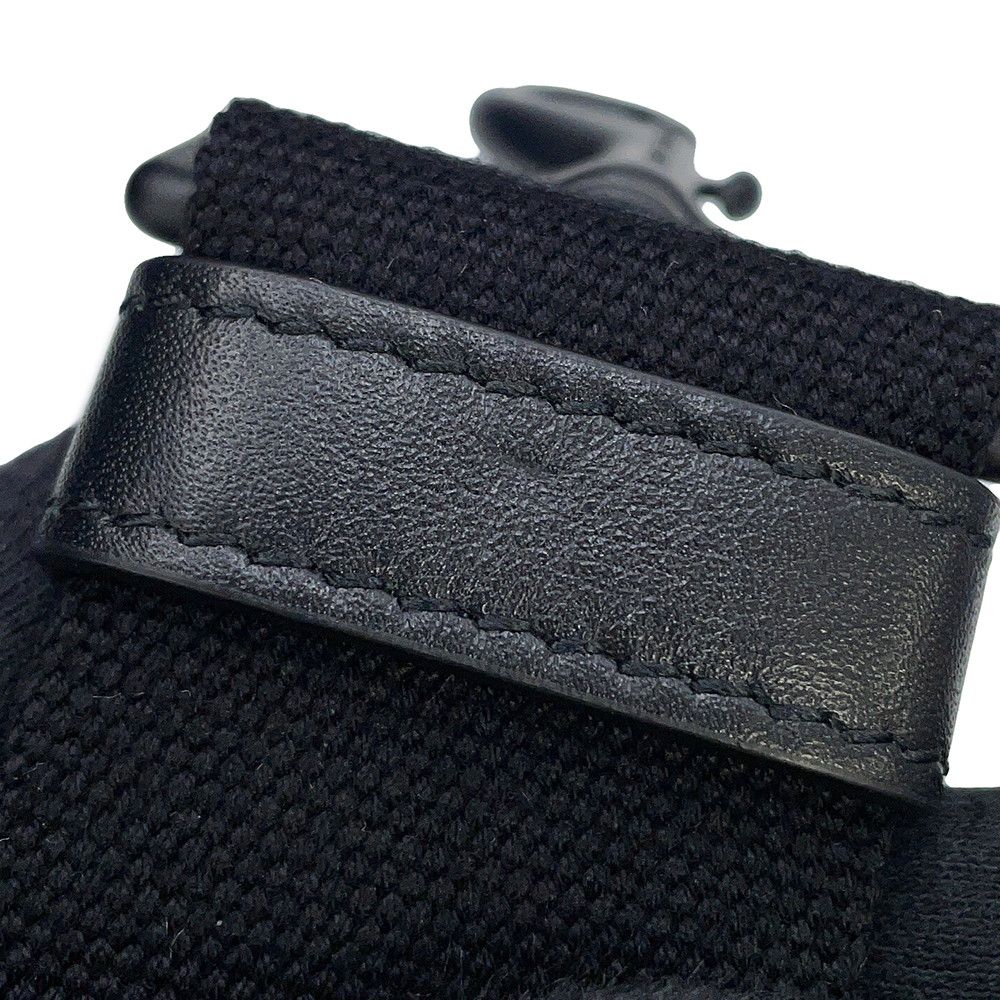 Saint Laurent Boston Bag Nux Duffle Quilted Nylon Paris 2-Way Black — view 8