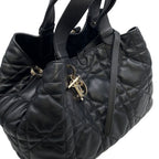 Dior Handbag Macro Cannage Toujour Leather Black — view 7