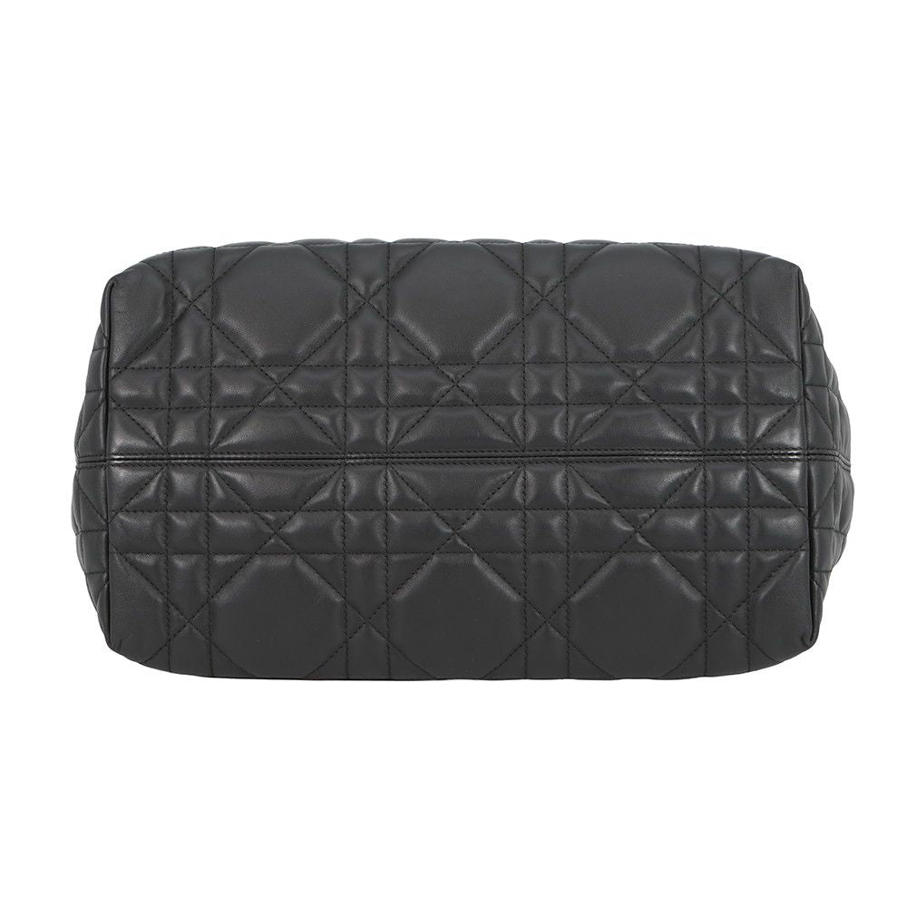 Dior Handbag Macro Cannage Toujour Leather Black — view 3