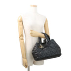 Dior Handbag Macro Cannage Toujour Leather Black — view 4