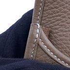 Hermes Shoulder Bag Evelyne 3 PM Etoupe Silver Taurillon Clemence — view 6