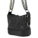 Chanel Chain Shoulder Bag Gabriel de Small Hobo Black — view 2
