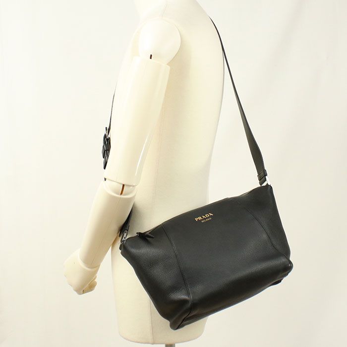 Prada Crossbody Shoulder Bag Calf — view 8