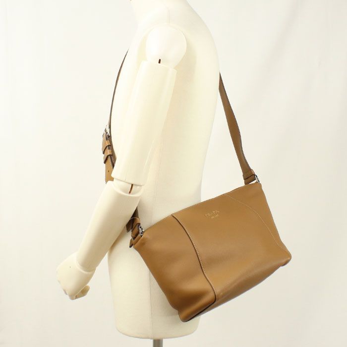 Prada Crossbody Shoulder Bag Calf — view 7