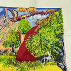 Hermes Carre 90 Nuba Mountain Scarf Silk 100% White — view 3