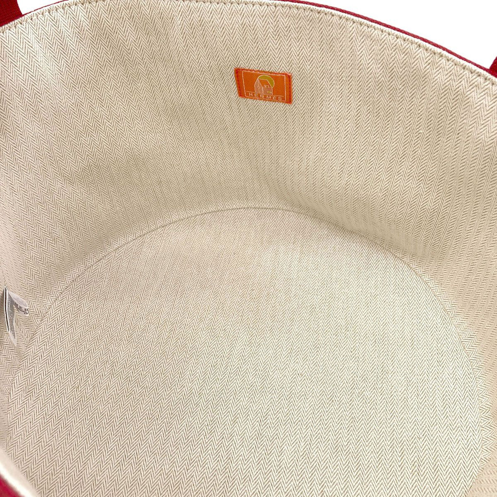 Hermes Basket PM Handbag Cotton — view 5