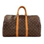 Louis Vuitton Keepall 45 Boston Bag Monogram Canvas