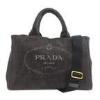 Prada Canapa 2-Way Handbag Denim