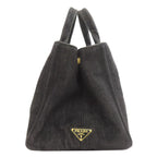 Prada Canapa 2-Way Handbag Denim — view 3