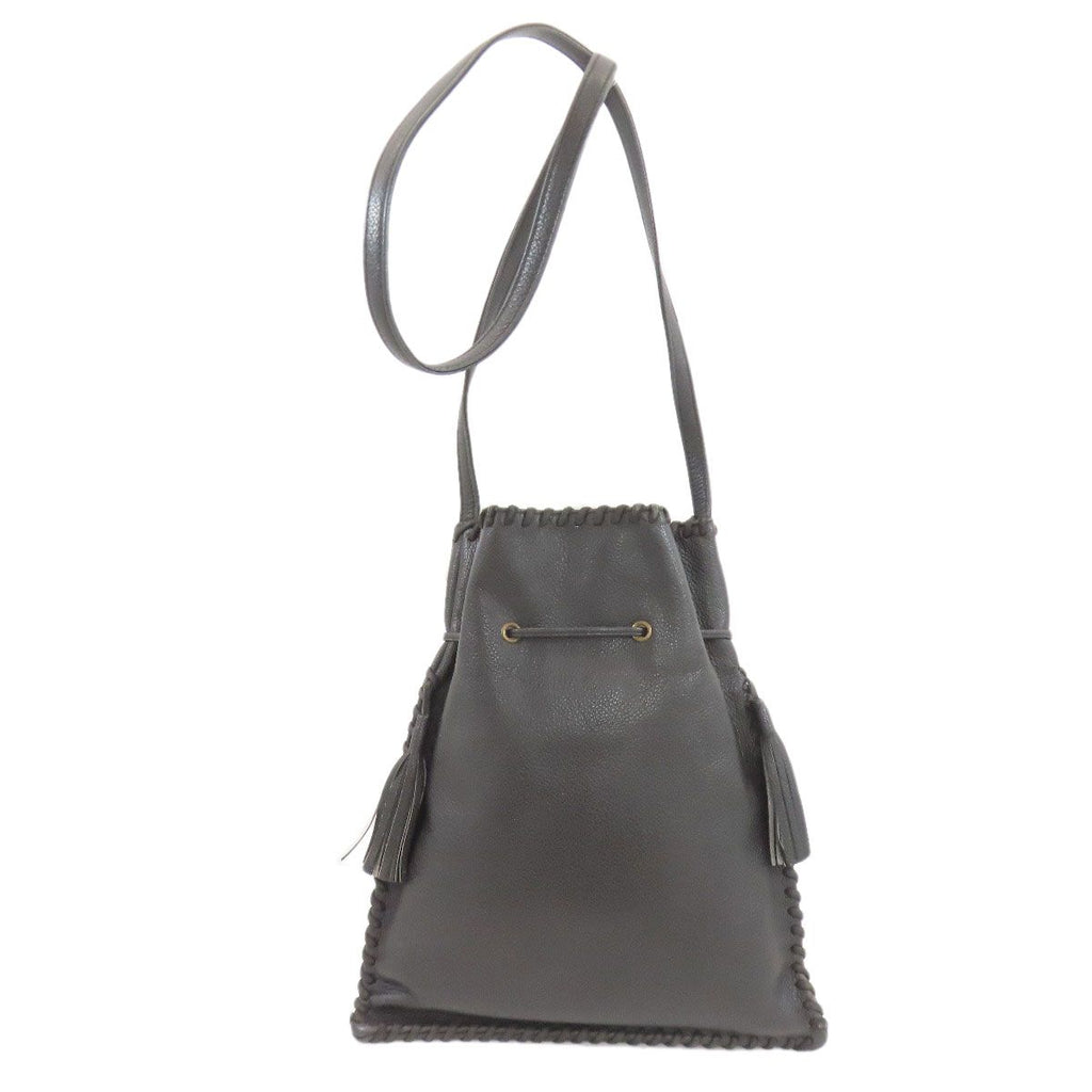 Saint Laurent Braided Shoulder Bag Leather — view 2