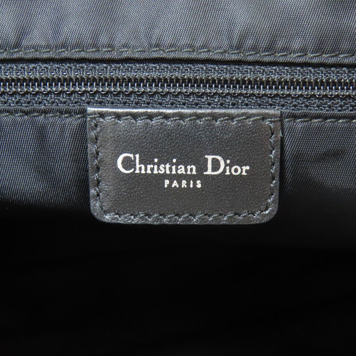 Dior Trotter Pattern Shoulder Bag Canvas — view 6