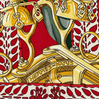 Hermes Scarf Carre 90 la Danse du Cheval Marwari Horse Dance Silk — view 6
