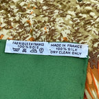 Hermes Carre 90 Nuba Mountain Scarf Silk 100% Green — view 8