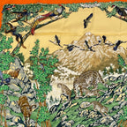 Hermes Carre 90 Sichuan Silk Scarf Orange — view 2