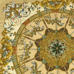 Hermes Carre 90 Luna Park Amusement Scarf Silk Yellow — view 2