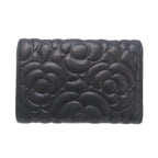 Chanel Card Case Card Holders Black — view 2