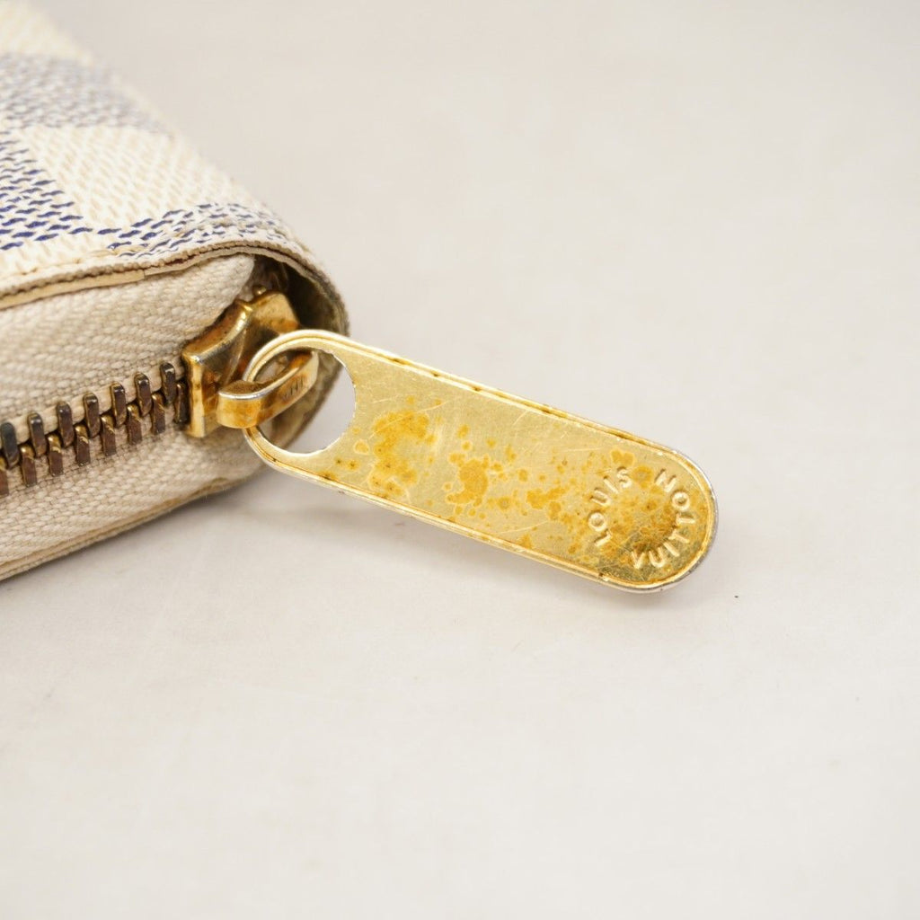 Louis Vuitton Wallet Damier Azur Zippy White — view 6