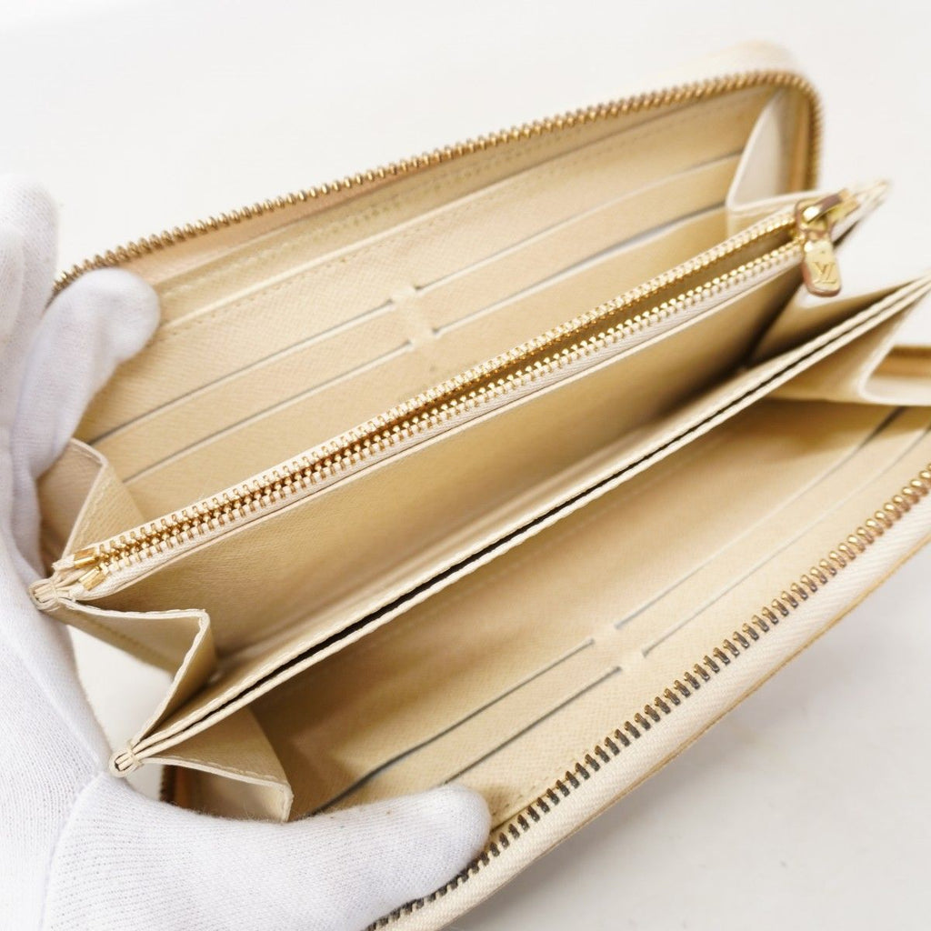 Louis Vuitton Wallet Damier Azur Zippy White — view 3