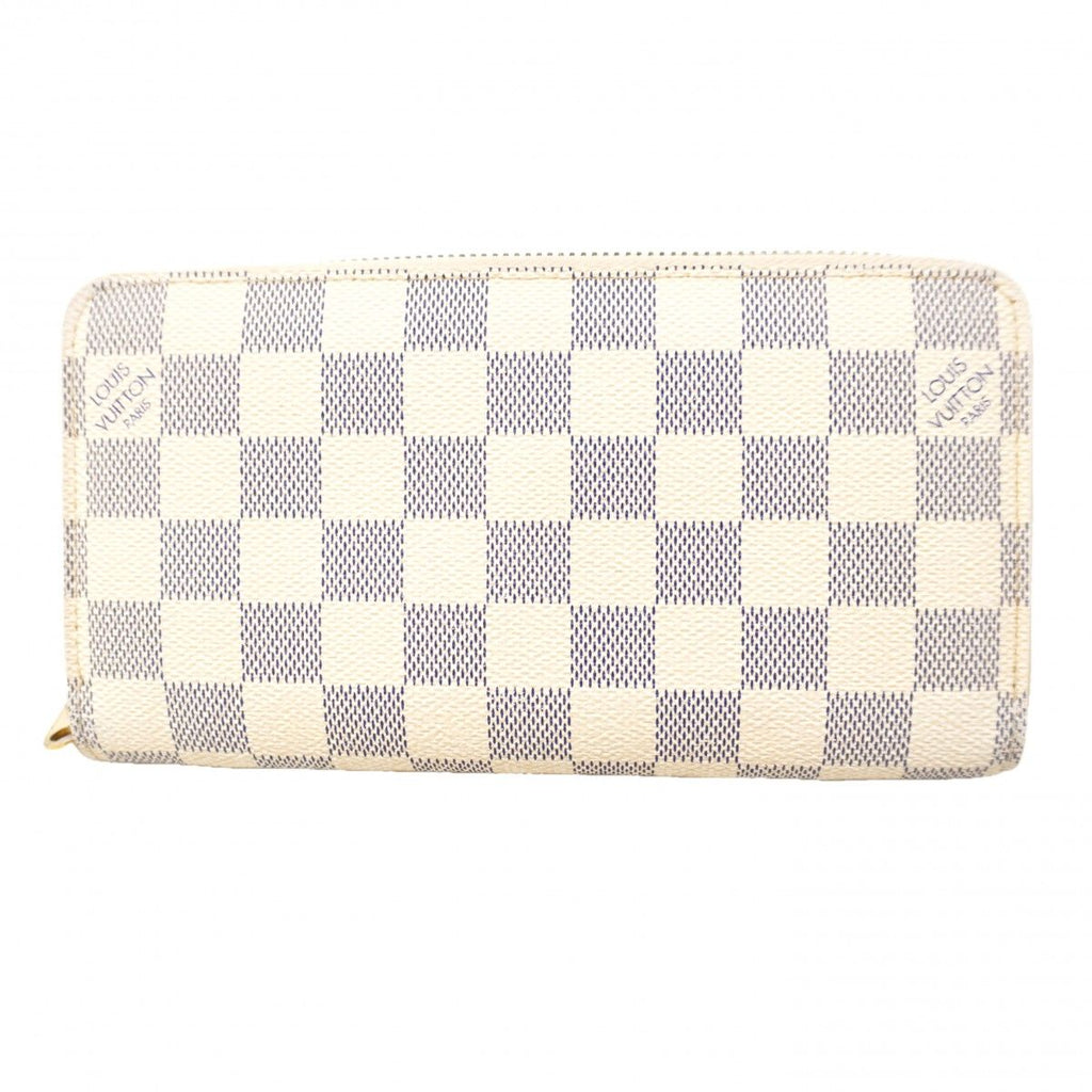 Louis Vuitton Wallet Damier Azur Zippy White