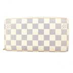 Louis Vuitton Wallet Damier Azur Zippy White