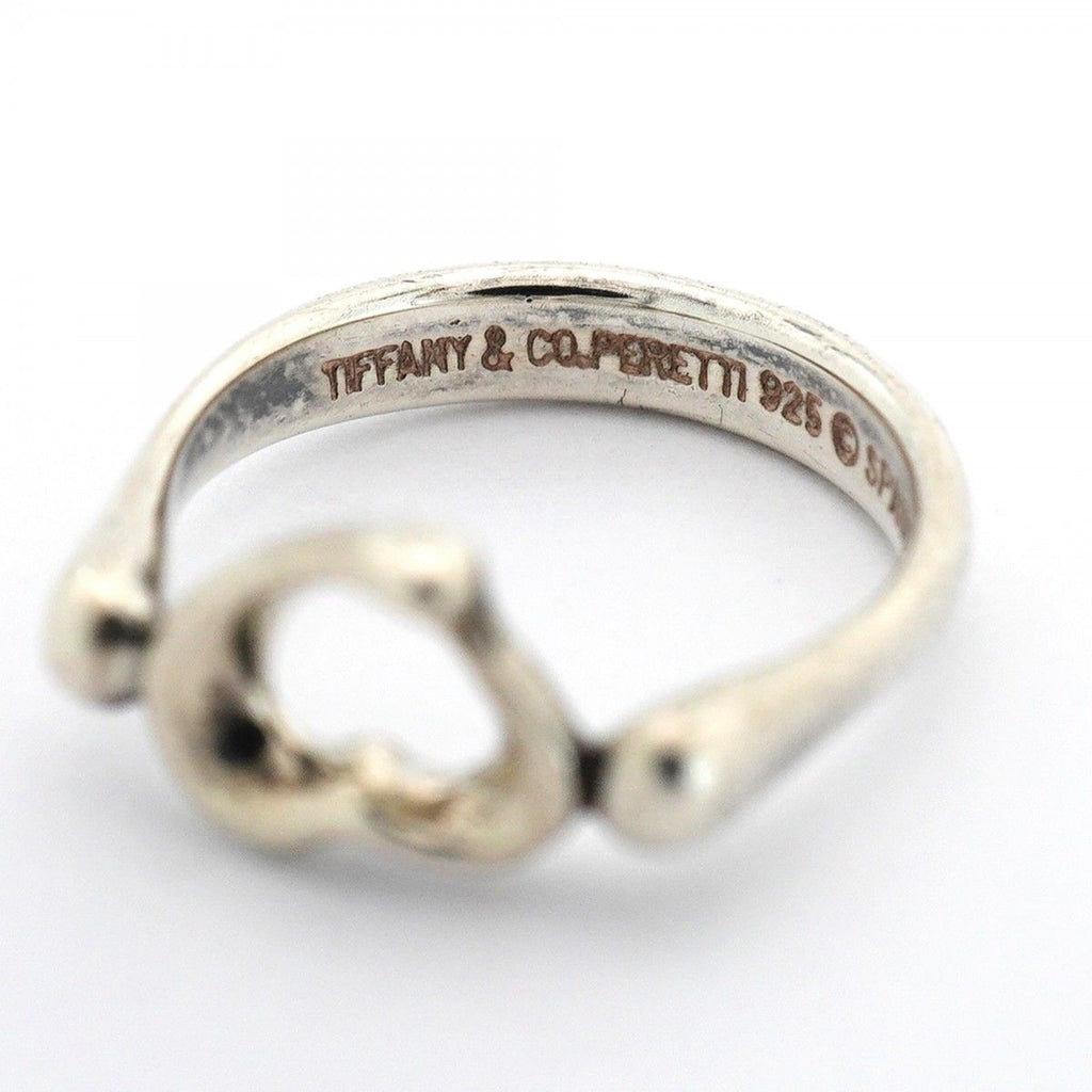 Tiffany & Co Ring Open Heart 925 Sterling Silver — view 4
