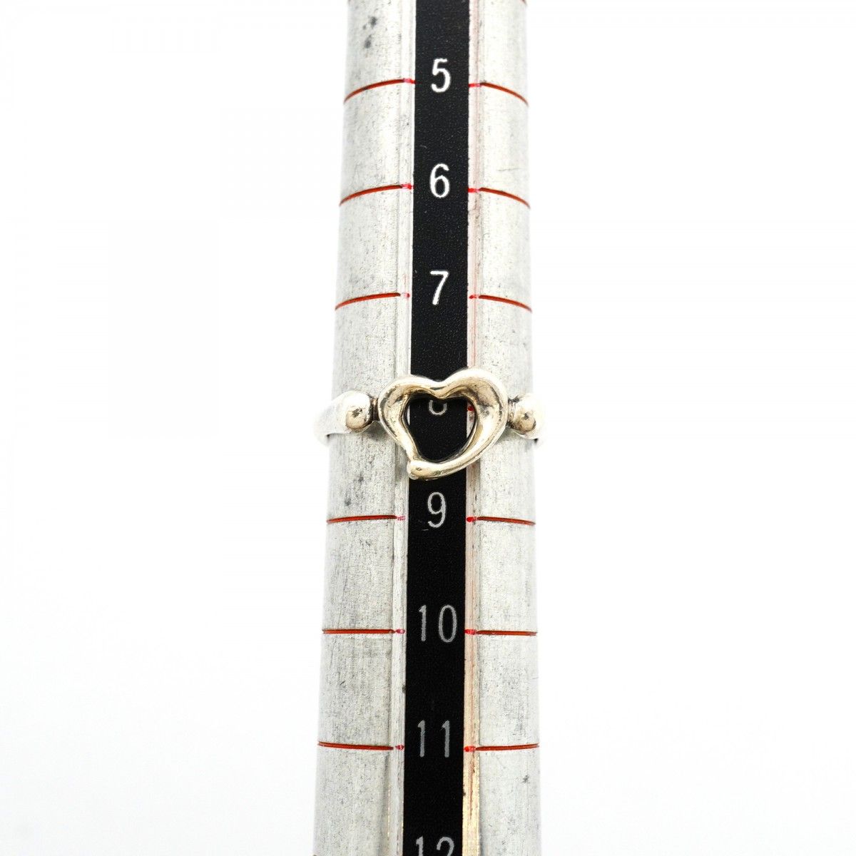 Tiffany & Co Ring Open Heart 925 Sterling Silver — view 6