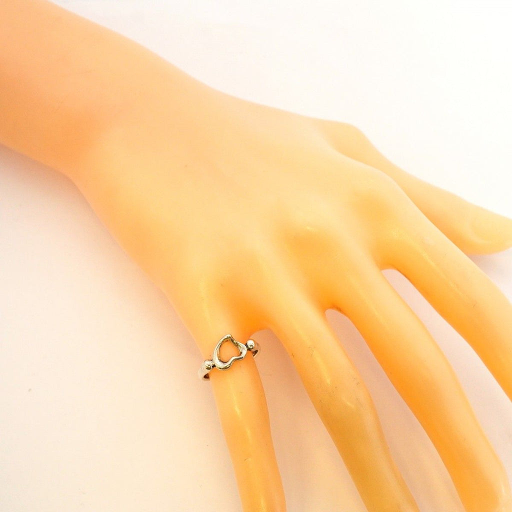Tiffany & Co Ring Open Heart 925 Sterling Silver — view 7