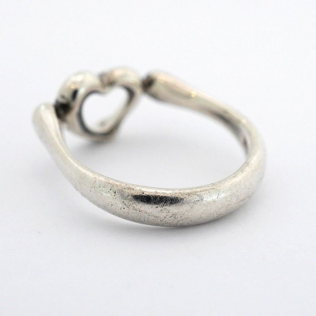 Tiffany & Co Ring Open Heart 925 Sterling Silver — view 8
